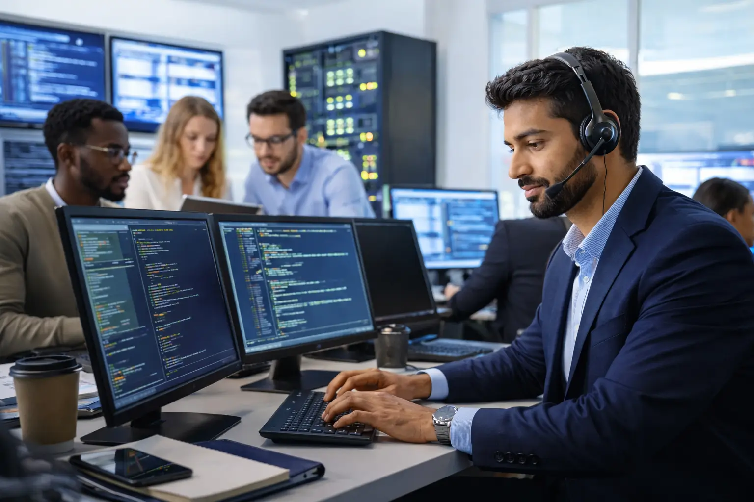 contact managed IT services team providing IT support and consultation